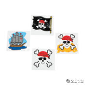 Pirate Tattoos<br>36 piece(s)
